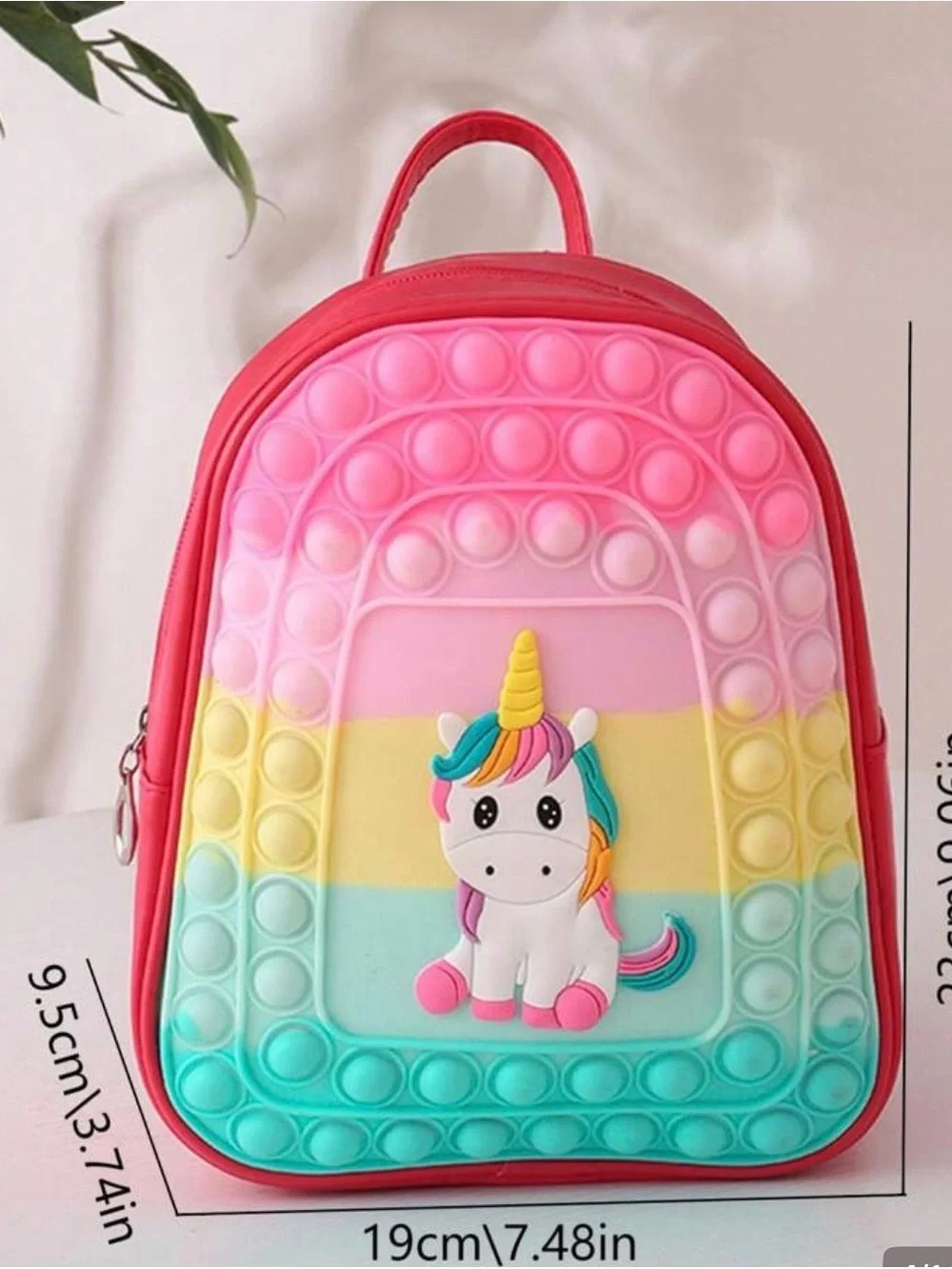 Kids Unicorn Pop-It Backpack - Pink Multicolor